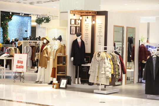 商場(chǎng)專柜展示