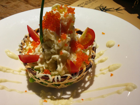 魚子醬土豆泥