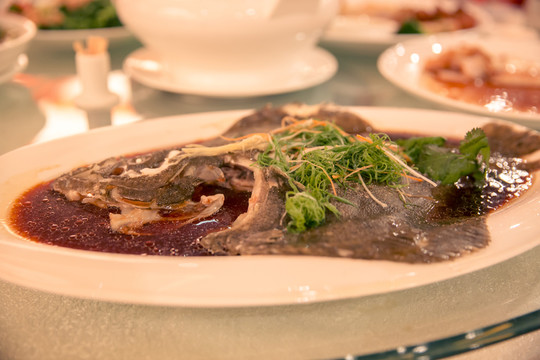 清蒸多寶魚