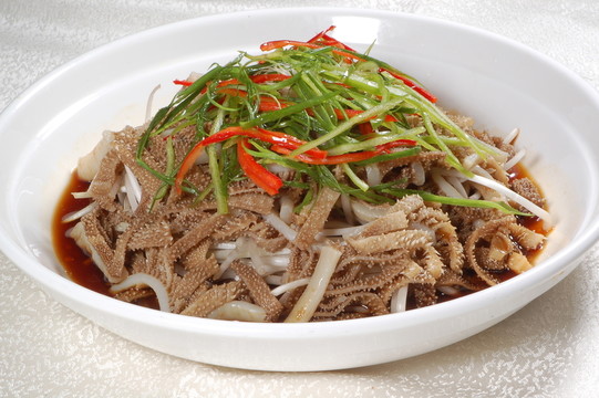 白灼毛肚
