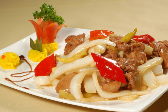 酸白菜炒鴨胸肉