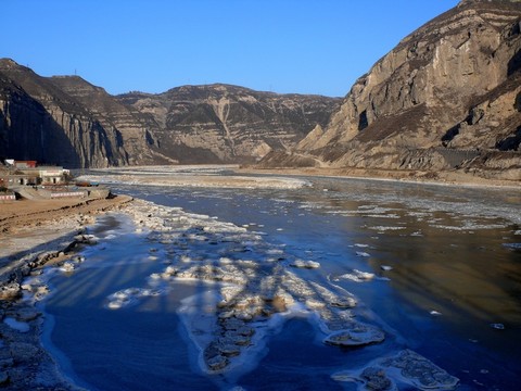 禹門(mén)口黃河凌汛