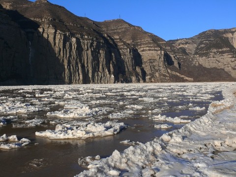 晉陜黃河大峽谷凌汛