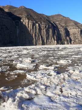 晉陜黃河大峽谷凌汛