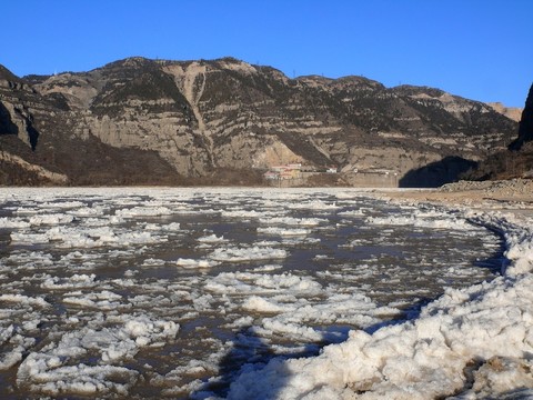 晉陜黃河大峽谷凌汛