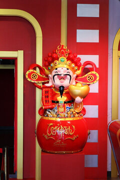 財(cái)神 財(cái)神爺 雕塑 擺件