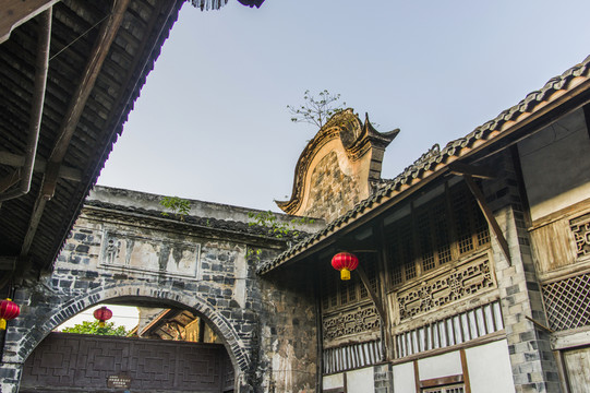 寺廟 自貢仙市古鎮(zhèn)