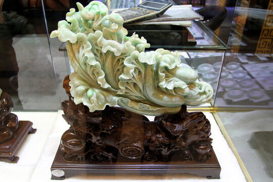 玉器 玉雕 白菜 百財