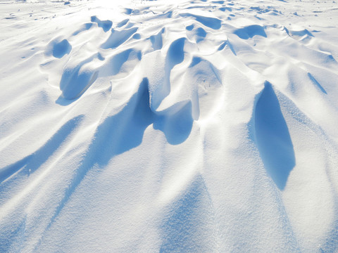 極寒天氣雪地素材