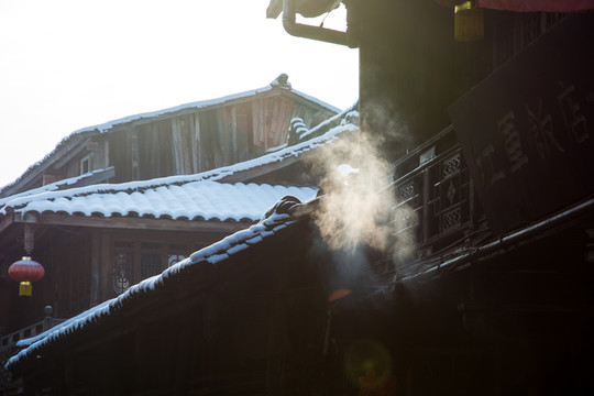上里古鎮(zhèn)的冬天