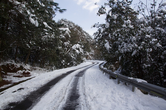雪景道路