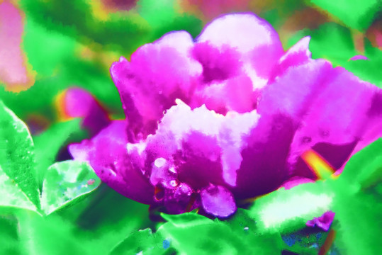 花卉裝飾畫(huà) 牡丹圖