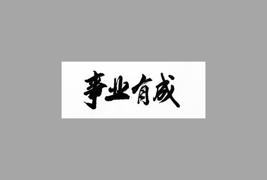 事業(yè)有成