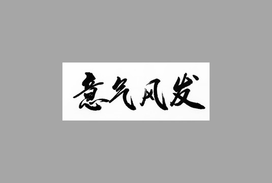 意氣風(fēng)發(fā)