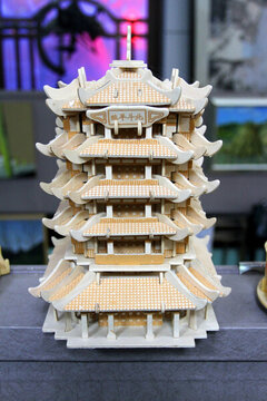 木質(zhì) 建筑 模型 中國古代建筑