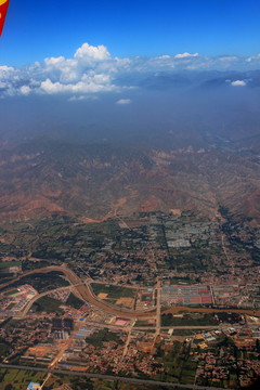 航拍山川