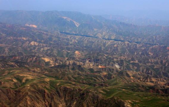 航拍山川