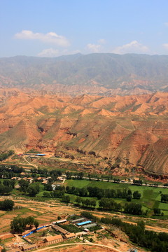 航拍山川