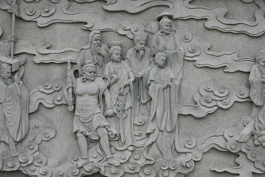 眾仙圖 浮雕藝術(shù)