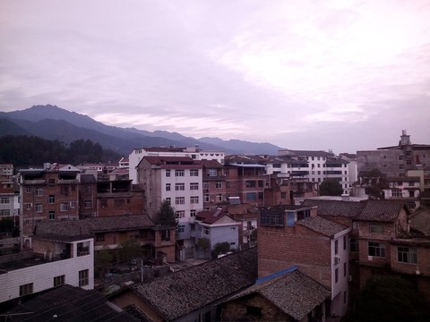 炎陵縣城一角