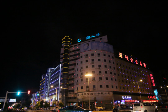 城市夜景 大樓