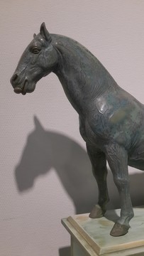 動(dòng)物雕塑呼喚人類保護(hù)動(dòng)物