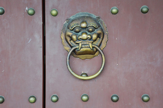 門扣 瑞獸銅門環(huán) 輔首