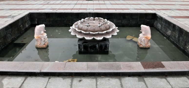水池 噴泉 水景