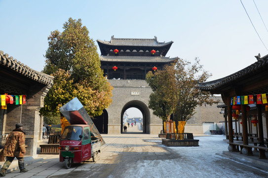臺(tái)兒莊古城城樓