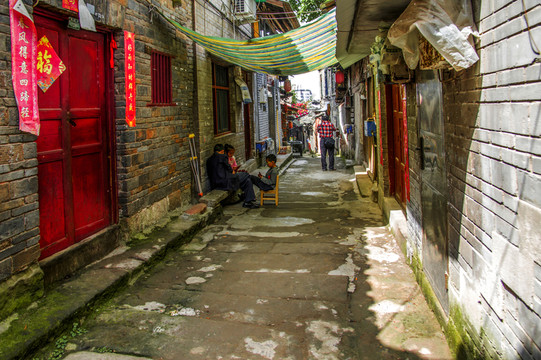 民居建筑 白沙古鎮(zhèn)