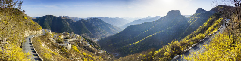 山東青州仰天山春天