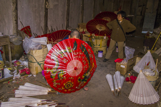 油紙傘 手工