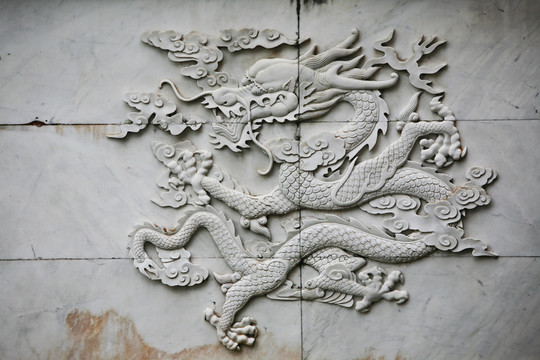 龍浮雕