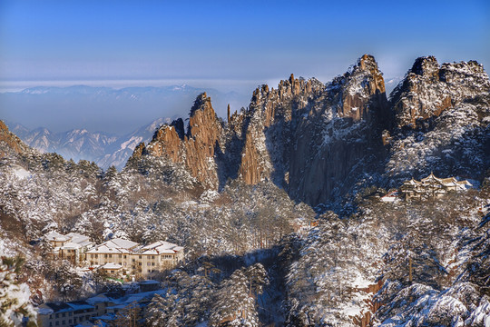 黃山冬雪