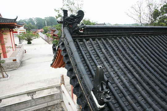 房脊 博鰲禪寺 海南風(fēng)光
