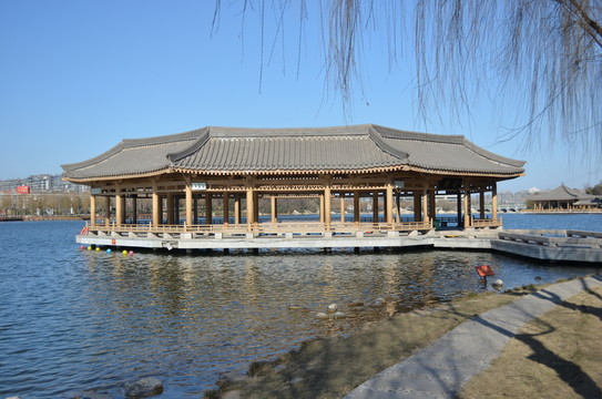 曲江池畔