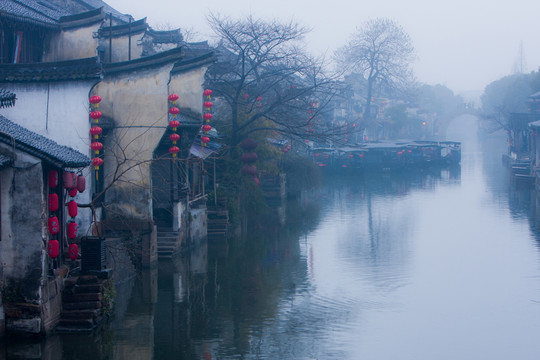古鎮(zhèn)西塘清晨