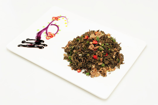 干蕨菜炒肉