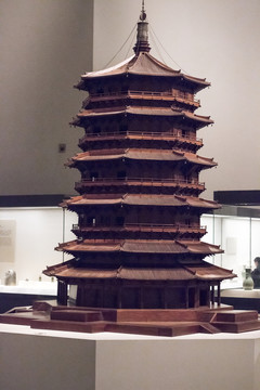 佛宮寺釋迦塔模型