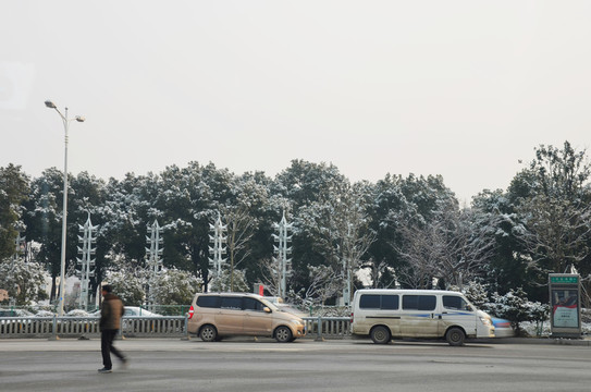 雪后街景