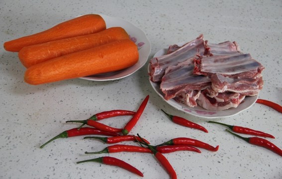 羊排 胡蘿卜