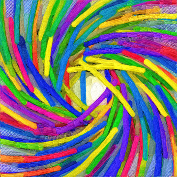 抽象畫 油畫 TIF無分層