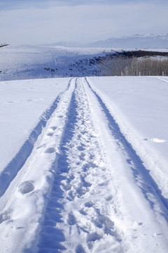 雪地越野