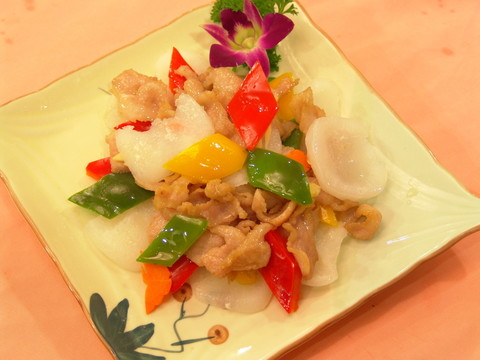青椒炒肉片
