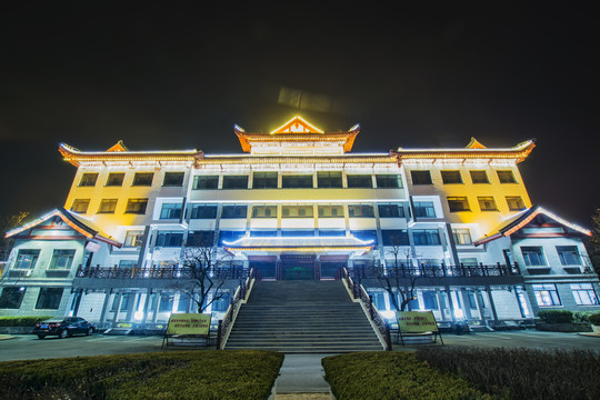山東青州民間收藏博物館夜景