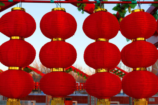 節(jié)日亮化 新年 紅燈籠 十五