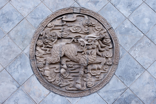 麒麟浮雕