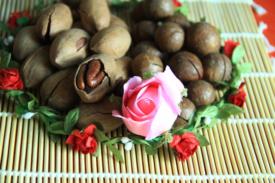 帶殼碧根果