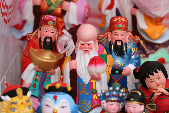 泥人張福祿壽三星