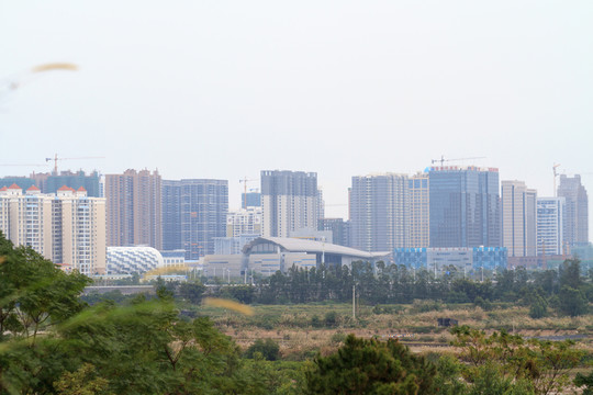遠眺防城港 中心區(qū)
